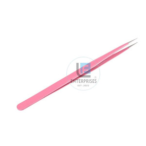 Vente directe d'usine, pinces à extensions de cils en acier inoxydable, réutilisables, durables, de haute qualité - Product Image 5