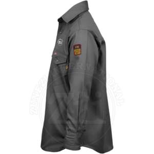 Camisas y Chaquetas Resistentes al Fuego para Soldadura, de Algodón NFPA2112 CAT2 FR, 7.5oz, Repelentes al Agua, Resistentes al Calor de 300-500C, con Paquete de Respirador - Product Image 2