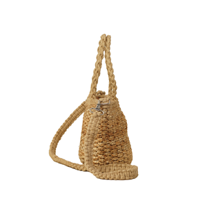 Sac fourre-tout mini en jute tressé artisanal pour femme avec bandoulière en macramé détachable 2-en-1 Sac à main et bandoulière Vente en gros - Product Image 6