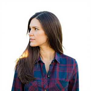 Camisa Casual de Manga Larga para Mujer, de Franela con Botones, Teñida con Hilo 100% Algodón de la Mejor Calidad, Ecológica, Transpirable y Antiarrugas - Product Image 5