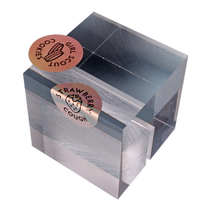 Autocollants en vinyle holographique découpés sur mesure, résistants aux UV, pour pots de miel, bouteilles, bougies, savons, articles cadeaux et artisanat - Product Image 1