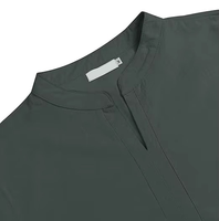 Jubbah Saoudienne Homme en Coton Respirant de Haute Qualité, Couleur Unie, Grande Taille, Personnalisable, Style Décontracté, Vente Chaude