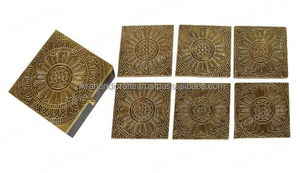 Standard Wooden <b>Coasters</b> Company Direct Sales Table Pads Dinner Breakfast Natural Finishing <b>Coaster</b> <b>Sets</b> for Home & Table Decor - Product Image 3