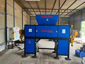 เครื่องย่อยถุงนม LDPE แบบสองเพลา กำลังการผลิต 500 กก./ชม. เครื่องย่อยถุงนมพลาสติกสำหรับขายส่งออก - Product Image 6