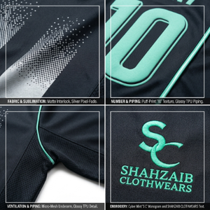 custom football jersey V-<b>Neck</b> Sublimated 100% polyester Quick dry Fabric Short Sleeve Sport Jersey Available At Factory Price - Product Image 4