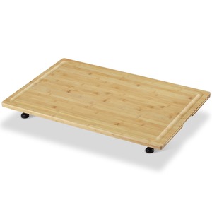 Tabla de Cortar Rectangular de Madera Antideslizante para Cocina, Paquete Individual - Product Image 6