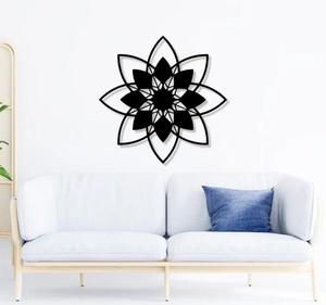 Modern Metal Geometric Wall <b>Art</b> Black Finish Handmade Decor for Home Decoration Medium 25-32 Inch Boho Style - Product Image 1