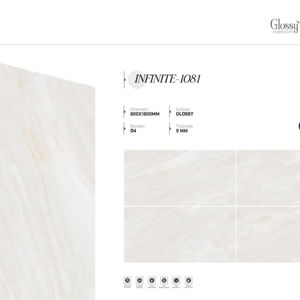 Carreaux de porcelaine brillants de luxe pour l'exportation, 800x1600, 1200x1800, 750x1500 mm, dalles de luxe pour intérieur moderne - Product Image 1