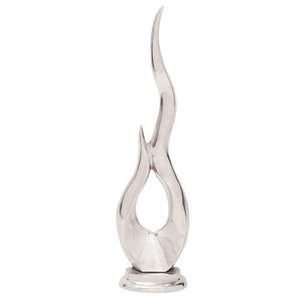 Objetos decorativos metálicos modernos para interiores, esculturas diseñadas para un equilibrio visual y estilo. - Product Image 6