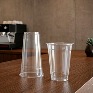 Wholesale Transparent <b>Cup</b> Eco-Friendly Disposable Plastic <b>Cups</b> 12 16 22oz PP Single Wall Lid 95mm For Coffee <b>Cold</b> Drinks - Product Image 6