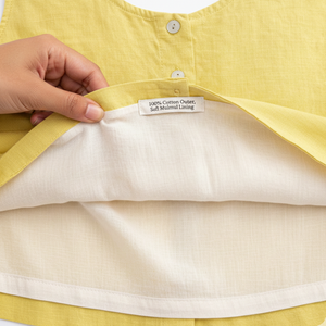 เสื้อกล้ามคอวีติดกระดุมสำหรับผู้หญิง OEM พรีเมียม ผลิตจากผ้าฝ้าย 100% ซับในเนื้อนุ่มระบายอากาศได้ดี ย้อมสีแบบเป็นมิตรต่อสิ่งแวดล้อม ผลิตในอินเดีย - Product Image 2