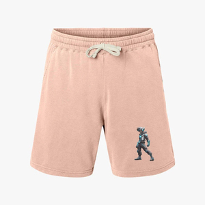 Top Quality Custom Embroidery 100% Cotton <b>Fleece</b> Sweat Shorts Jogger Shorts for Men Fashionable Style Vintage Casual Shorts - Product Image 4