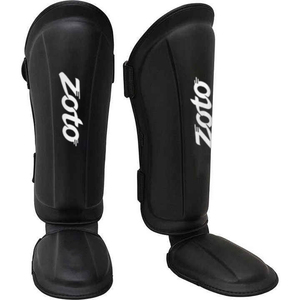 Protège-tibias de Muay Thai antichoc avec protection du cou-de-pied, protège-jambes antidérapants pour le MMA, fournisseur en gros - Product Image 1