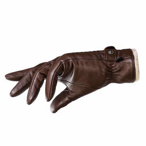 Men Leather Driving <b>Gloves</b> Classic Design <b>Driver</b> <b>Gloves</b> Genuine Leather <b>Driver</b> <b>Gloves</b> Men Stylish Casual Driving <b>Gloves</b> - Product Image 3