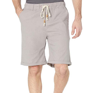 Pantalones Cortos Cargo Casuales para Hombre, Color Granate, 100% Algodón, Cintura Elástica, Tejido, con Logotipo Personalizado Impreso, Fabricación al por Mayor en Pakistán - Product Image 1