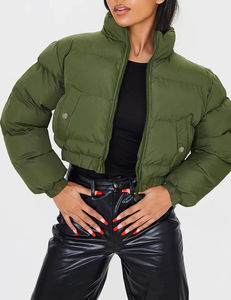 Chaqueta Corta Acolchada para Mujer, Ligera, Cálida y Cómoda, Ropa Exterior de Moda, Suministro al por Mayor - Product Image 5