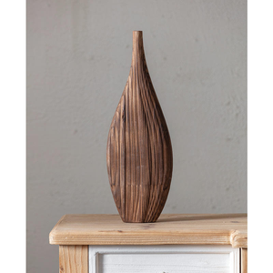 Vase en bois naturel personnalisable pour décoration de table, style ferme, cadeau léger pour la Fête des Mères, MULTI - Product Image 5
