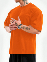 T-shirt Designer Bapees Version Haute pour Homme, en Tissu Tricoté 100% Coton Uni, Décontracté, Respirant, Anti-boulochage, Manches Courtes