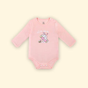 Kimono bébé en coton biologique 100% premium, manches longues, attaches latérales, 4 saisons, tissu tricoté respirant, imprimé cartoon unisexe ALB10 - Product Image 3