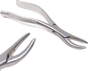 Forceps d'extraction dentaire manuels de qualité médicale, ergonomiques, en acier inoxydable, certifiés CE, instrument durable pour l'extraction dentaire - Product Image 1