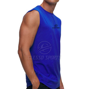 เสื้อยืดแขนกุดสำหรับผู้ชายเสื้อยืดลำลองแขนกุดสำหรับผู้ชายออกแบบได้ตามที่ต้องการน้ำหนักเบาทนทาน - Product Image 5