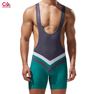 Heavy Duty Sublimated Breathable Eco-Friendly Training <b>Singlets</b> Reinforced Stitching Professional Wrestling <b>For</b> <b>Men</b> - Product Image 2