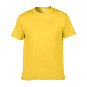 Men's White Short Sleeve T-Shirt Regular Fit O-Neck Casual Cotton Jersey Knitted Solid Color Plain Dyed Style - Product Image 3
