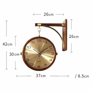 Lavish <b>Wall</b> Hanging <b>Clock</b> Ideal For Entryway Styling Creates A Functional And <b>Decorative</b> First Impression And Gifting Purpose - Product Image 6