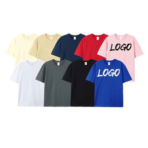 Men's Short Sleeve O-Neck Regular Fit Casual T-Shirt 100% Cotton Jersey Knitted With Logo Print Letter Pattern - Product Image 1