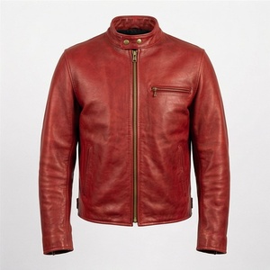 Chaqueta de Motociclista de Cuero para Hombre NAI-0443A, Estilo Biker, Resistente al Viento, con Logotipo Frontal, Ropa Protectora de Verano para Motociclismo, Color Personalizado - Product Image 1