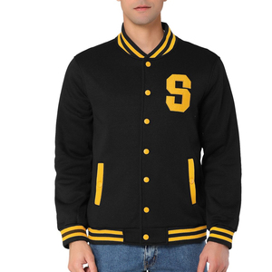 2026 Wholesale Custom <b>Baseball</b> Letterman Varsity <b>Jacket</b> Front Custom Wool Chenille Embroidery High-quality Streetwear <b>Jackets</b> - Product Image 1