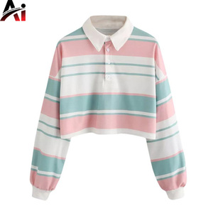Camiseta Polo de Algodón para Mujer, Manga Corta, Estilo Casual, Logotipo Personalizado, Proveedor al por Mayor, Alta Calidad, Suave y Transpirable, Top de Verano - Product Image 3