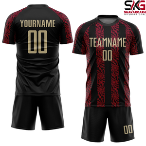 Ensemble de maillots de football personnalisés à séchage rapide, uniforme de football à manches courtes, vêtements d'équipe pour adultes - Product Image 1