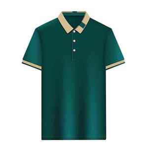 Camiseta Deportiva de Manga Corta para Hombre, Tejido Ecológico Dry Fit, Ligera, Transpirable y Elástica, para Golf, Tenis y Gimnasio - Product Image 1