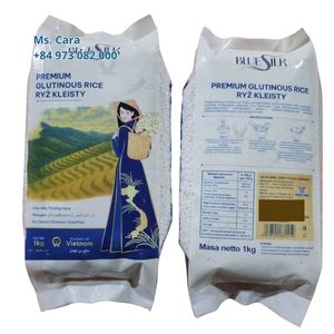 ข้าวเหนียวเวียดนามพรีเมียม คุณภาพสูง สำหรับขายส่งและส่งออกจำนวนมาก ยี่ห้อบลูซิลค์ เมล็ดกลม/เมล็ดยาว - Product Image 1