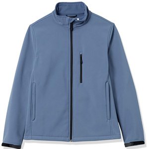 Chaqueta Softshell con Logotipo Personalizado para Hombre y Mujer, Diseño Ajustado con Cuello Alto Transpirable, Ligera y Resistente al Agua para Invierno - Product Image 1