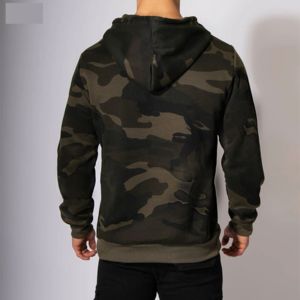 Sweat-shirts à capuche pour hommes personnalisés de qualité supérieure, imprimés pour l'automne, avec finition résistante à l'eau, coupe ample, polyester/coton écologique - Product Image 4