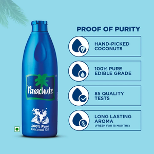 <b>Parachute</b> 100% Pure <b>Coconut</b> <b>Oil</b> Hair <b>Oil</b> Moisturizing Nourishing For Adults UnisexHerbal Botanical <b>Coconut</b> Scalp Care <b>Oil</b> Set - Product Image 2