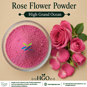 Suministro Directo de Fábrica HGO de Polvo de Flor de Rosa Natural Puro (Grado Alimenticio) Secado por Pulverización o Liofilizado - Product Image 1