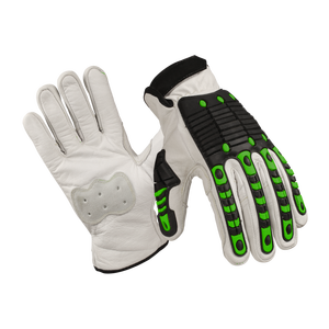 Best Selling Goat Grain Leather Safety <b>Gloves</b> Working Mechanic <b>Gloves</b> with TPR Impact and Abrasion Resistance <b>Driver</b> <b>Gloves</b> - Product Image 3