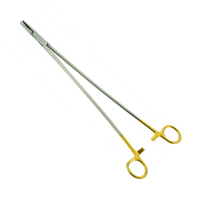 Porte-aiguille en acier inoxydable, instrument chirurgical, poignée ergonomique, maintien sécurisé de l'aiguille, équipement médical durable