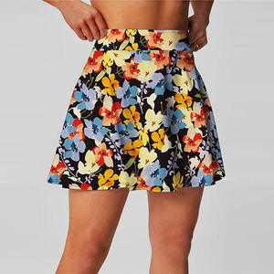 2026 Luxury Breathable Active Wear for Women Custom Logo Tennis Dress Short <b>Skirt</b> Strapless Spandex/Cotton OEM - Product Image 1