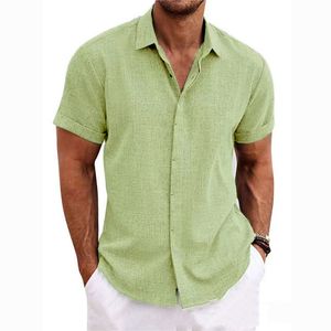 Chemise Hawaïenne à Col Cubain Personnalisée avec Imprimé Graphique de Haute Qualité, Manches Courtes, en Polyester, Boutonnée, Style Plage - Product Image 1
