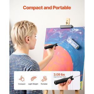 Telaio per Rullo di Pittura Leggero da 4 Pollici in Poliestere con Manici, Mini Rullo per Pittura Murale, Forniture per Progetti Domestici e Mini Progetti - Product Image 3