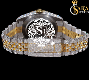 Venta caliente White Iced Out Moissanite Diamond Watch Movimiento automático Hip Hop estilo reloj Ocasiones especiales disponibles para la venta - Product Image 1