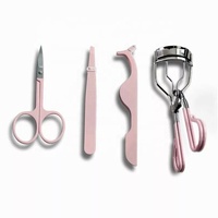 Ensemble de recourbe-cils extension pince à épiler ciseaux applicateur de faux cils Durable