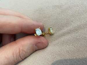 High Quality Moissanite 1CT Emerald Cut Flower <b>Stud</b> Earrings for Women's 925 <b>Silver</b> Fine Jewelry Engagement Charm Gift Partners - Product Image 3