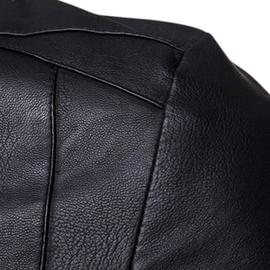 Blouson Bomber Homme Décontracté en Toile Écologique de Qualité Supérieure, Coupe Slim, Fermeture Éclair Frontale, Couleur Unie, Service OEM - Product Image 6
