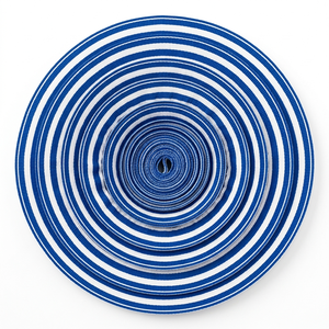 Ruban gros-grain rayé bleu et blanc de 38 mm en gros pour emballage cadeau, accessoires pour cheveux, emballage décoratif, nœuds pour cheveux, décoration de fête - Product Image 3