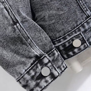 Men Winter Jeans <b>Jacket</b> Front Logo <b>Lightweight</b> Casual Streetwear Washed Long Sleeve Outerwear Eco-Friendly Breathable Quick Dry - Product Image 4